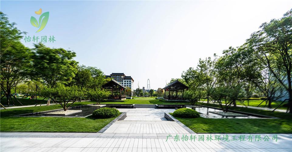 融创文旅城酒店绿化工程设计施工案例展示——园林绿化工程施工实践